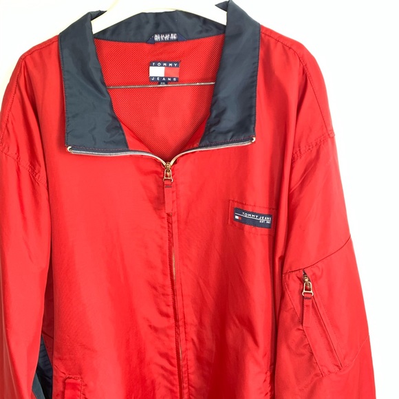 Tommy Hilfiger Full Zip Light Jacket Windbreaker - Picture 2 of 4